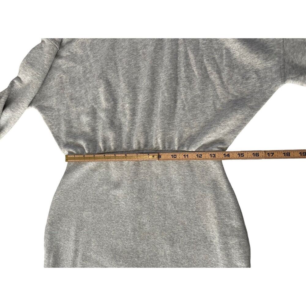 SPIRITUAL GANGSTER Small Gray Sweatshirt Dress Balloon Sleeve NEW HTF #7139 - Picture 12 of 13